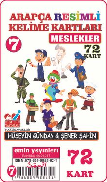 Arapça Resimli Kelime Kartları 7 / Meslekler
