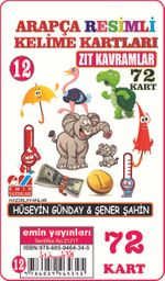 Arapça Resimli Kelime Kartları 12 / Zıt Kavramlar