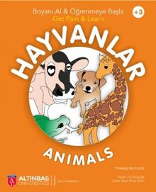 Hayvanlar - Animals Boyama Kitabı