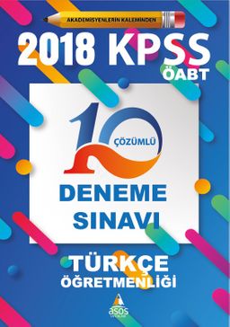 2018 KPSS ÖABT Türkçe Öğretmenliği 10 Çözümlü Deneme Sınavı