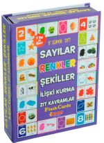 Sayılar - Renkler - Şekiller - İlişki Kurma - Zıt Kavramlar (Flash Cards)