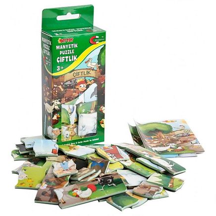 Manyetik Puzzle Çiftlik (3+ Yaş) (53 Parça)