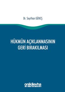 Hükmün Açıklanmasının Geri Bırakılması