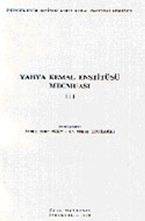Yahya Kemal Enstitüsü Mecmuası III