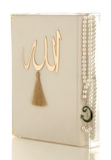 İnci Tesbih Hediyeli Krem Kur’an’ı Kerim