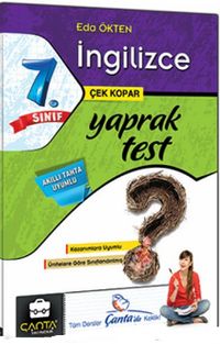 7. Sınıf İngilizce Çek Kopar Yaprak Test