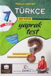 7. Sınıf T&uuml;rk&ccedil;e &Ccedil;ek Kopar Yaprak Test