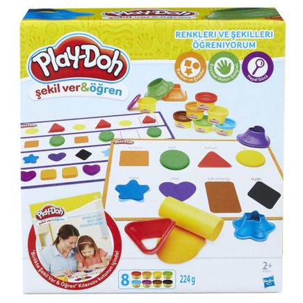 Playdoh Renkleri ve Şekilleri Öğreniyorum (B3404)