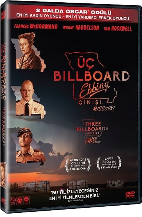 Üç Billboard Ebbing Çıkışı Missouri - Three Billboards Outside Ebbing, Missouri  (Dvd) & IMDb: 8,1