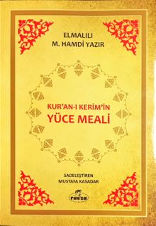 Kur'an-ı Kerim'in Yüce Meali (1. Hamur)