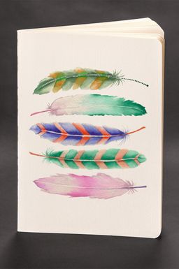 Akıl Defteri - Dokun ve Hisset Serisi Renkli Tüyler (Cep Boy)