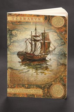 Akıl Defteri - Dokun ve Hisset Serisi Tarihi Gemi Harita (Cep Boy)