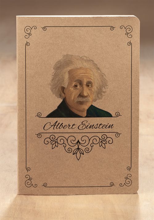 Akıl Defteri - Naturel Kraft Serisi Albert Einstein (Cep Boy)