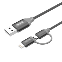 USB-A to Mikro USB Lightning Kablosu (Y-C4031)