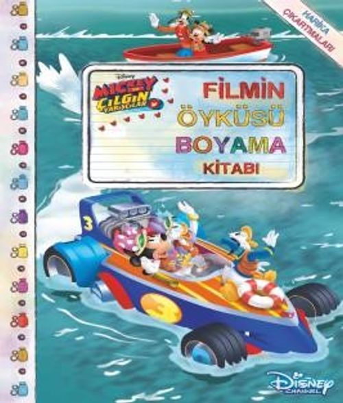 Mickey Çılgın Yarışçılar  Filmin Öyküsü Boyama Kitabı