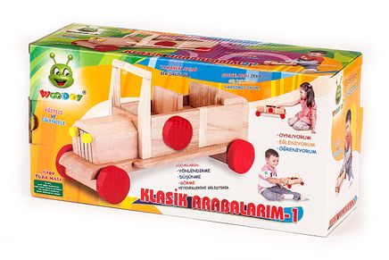 Woodoy Ahşap Oyuncak Araba (KR045)