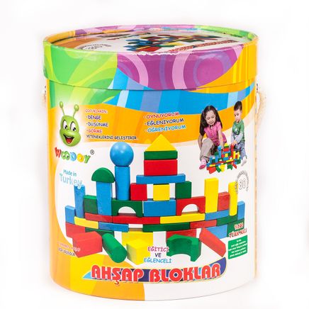 80 Parça Büyük Kovalı Blok (KR014)