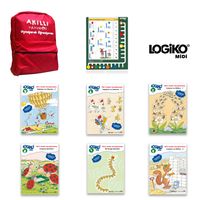 Logiko - Midi Akıllı Düğmeler 6-8 Yaş 100’e Kadar Hesaplamalar - Öğrenmeye Başlıyorum - Dikkat Yoğunlaştırma 