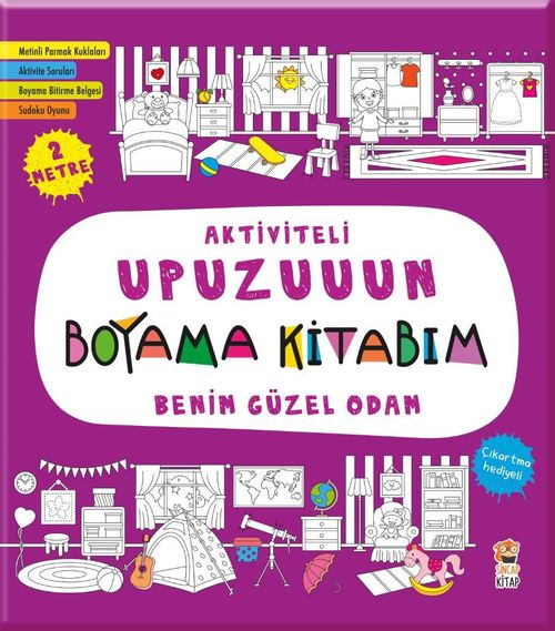 Aktiviteli Upuzuuun Boyama Kitabım / Benim Güzel Odam