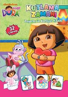 Kutlama Zamanı Boyama ve Faaliyet Kitabı / Kaşif Dora