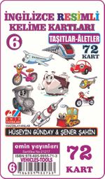 İngilizce Resimli Kelime Kartları 6 / Taşıtlar-Aletler