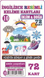 İngilizce Resimli Kelime Kartları 10 / İklim ve Doğa