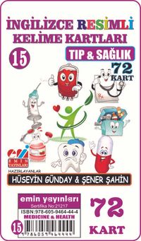 İngilizce Resimli Kelime Kartları 15 / Tıp ve Sağlık