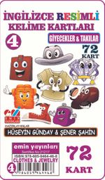İngilizce Resimli Kelime Kartları 4 / Giyecek ve Takılar
