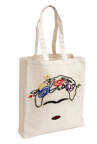 Frida 3 - Elişi Aforizma Bez Çanta