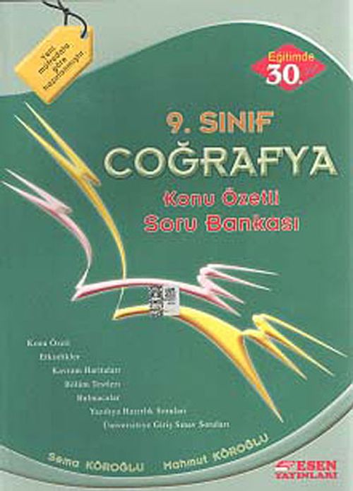 9. Sınıf Coğrafya Konu Özetli Soru Bankası