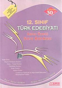 12. Sınıf Türk Edebiyatı Konu Özetli Soru Bankası