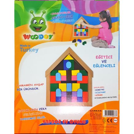 Woodoy Ahşap Yapboz Oyunu (500777)