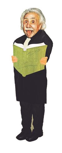 Albert Einstein - Lazer Kesim Ayraç 