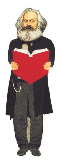 Karl Marx - Lazer Kesim Ayraç 