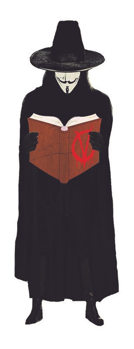 V For Vendetta - Lazer Kesim Ayraç 