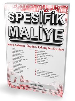 Spesifik Maliye Konu Anlatımı Özgün ve Çıkmış Test Soruları