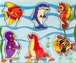 Ahşap Puzzle Su Hayvanları (565408)