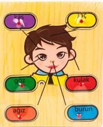 Ahşap Puzzle Beş Duyu (565408)