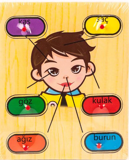 Ahşap Puzzle Beş Duyu (565408)