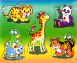 Ahşap Puzzle Hayvanlar (565408)
