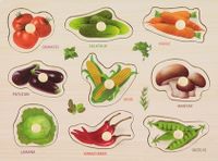 Ahşap Puzzle Sebzeler (007508)