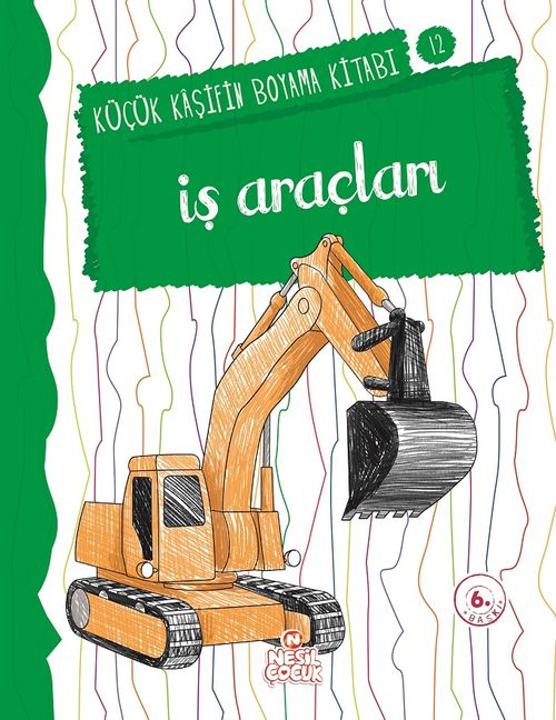 İş Araçları / Küçük Kaşifin Boyama Kitabı -12