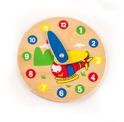 Ahşap Helikopter Saat (180646)