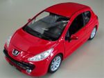 1/24 Peugeot 207 (124922) (Kırmızı)