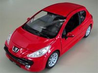 1/24 Peugeot 207 (124922) (Kırmızı)