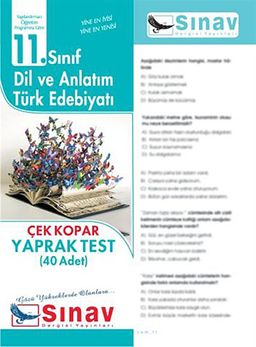 11. Sınıf Dil ve Anlatım Türk Edebiyatı Çek Kopar Yaprak Test (40 Adet)