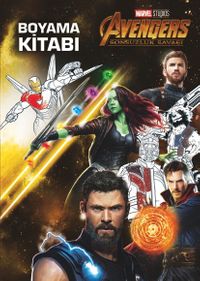 Marvel Avengers  Sonsuzluk Savaşı Boyama Kitabı