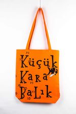 Küçük Karabalık Bez Çanta (Turuncu) (KKB302)