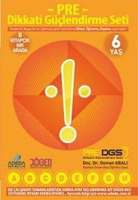 Pre-Dikkati Güçlendirme Seti & (6 Yaş-8 Kitapçık Bir Arada)