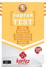 4. Sınıf Tüm Dersler Yaptak Test